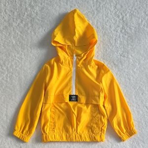 Toddler Bright Yellow Hooded Jacket
